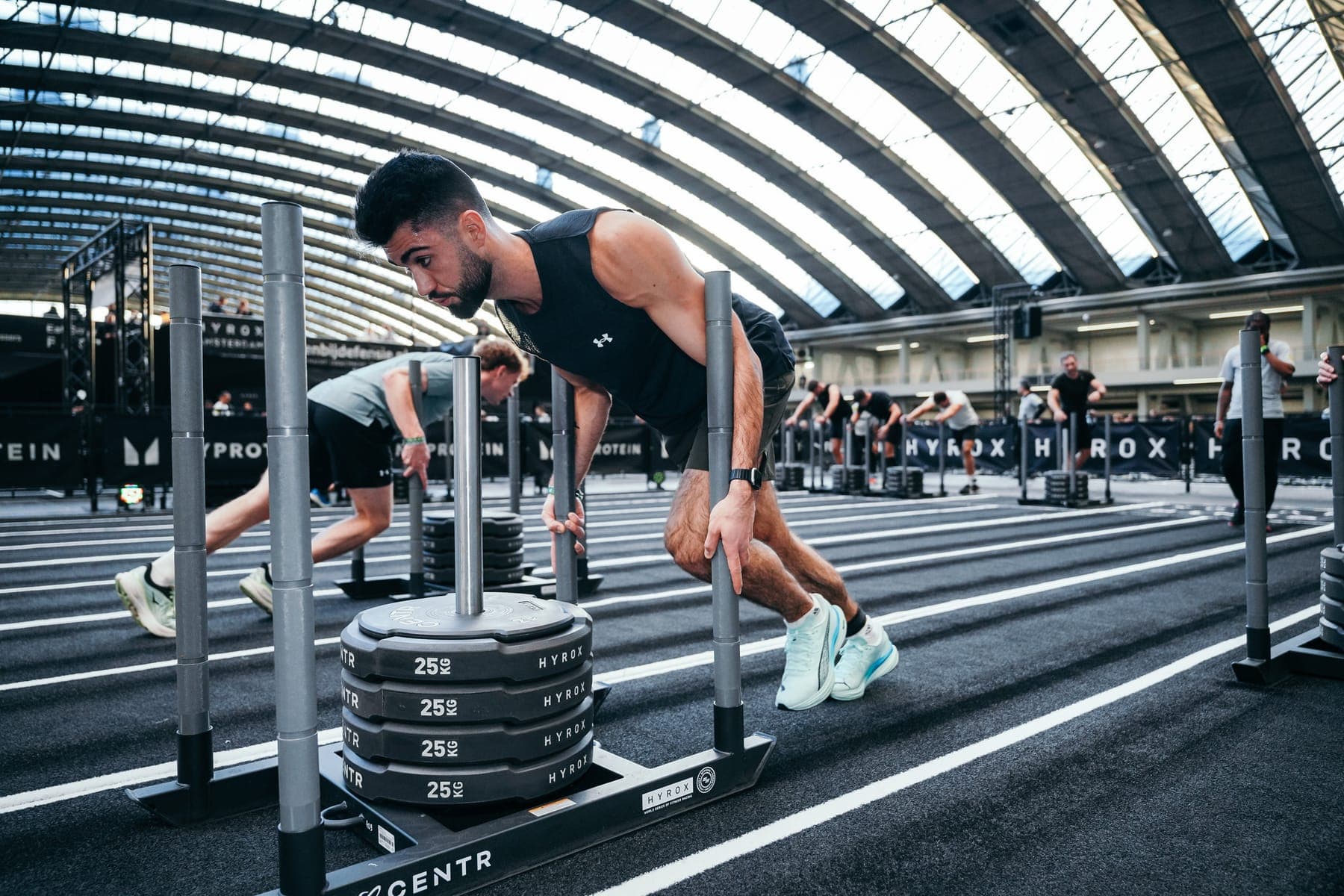 João Diogo training in the gym